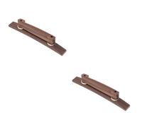 Abaodam 2pcs Wooden Guitar Bridge Pin for Acoustic Guitar Essential Saddle Bridge Accessories for Music Practice