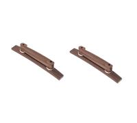 Abaodam 2pcs Wooden Guitar Bridge Pin Saddle Smooth Finish Acoustic Guitar Accessory for Easy and Replacement Material for Jazz Musicians
