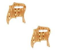 Abaodam 2pcs Wooden Guitar Pickguard Handmade Wave Pattern Scratch Plate Electric Guitar Accessory Music Instrument Protection