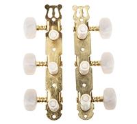 Abaodam 2pcs Wooden Guitar Tuning Pegs Closed String Tuning Keys for Professional Guitar Parts String Turning