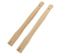 Abaodam 2pcs Wooden Hoe Handle Replacement Ergonomic Garden Tool Handles Wood Material for Easy Installation and Comfortable Grip