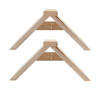 Abaodam 2Pcs Wooden Pigeon Perch Stand Lightweight Natural Perches for Dove Durable Bird Resting Frame Safe Comfortable Play Area for Pet Birds