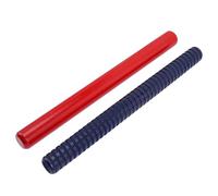 Abaodam 2pcs Wooden Rhythm Sticks for Boys and Girls Percussion Instrument Early Educational Toy 20cm Red and Blue Musical Plaything for Toddlers