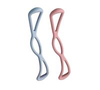 Abaodam 2pcs Yoga Resistance Bands for Stretching, Lightweight Tpe and Silicone Material Body Building Tool, Comfortable on The Skin, for Home Exercise and Many Sports
