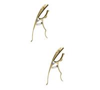 Abaodam 2pcs Zinc Alloy Guitar Capo Lightweight and Capo for Acoustic and Electric Guitars Easy Release and Repositioning for Beginners and Professionals Comfortable Grip Design