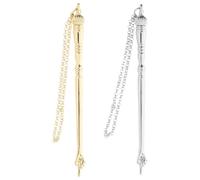 Abaodam 2pcs Zinc Alloy Jewish Bible Reading Pointers for Precise Torah Reading and Pinpointing Portable and Elegant Tool at Home and Jewish Holidays