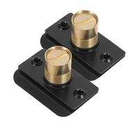 Abaodam 2set Bearing Ball Catch Replacement Door Latch with Stainless Steel Strike Plate, Adjustable Invisible Design for Cabinet Door Hardware and Office Use, Easy Installation
