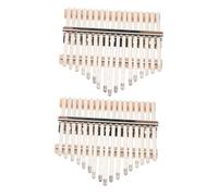 Abaodam 2set Finger Thumb Piano Craft Key Thumb Piano Accessories for Diy Musical Instrument Making