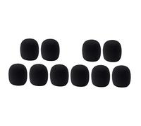 Abaodam 2sets 40mm Foam Mic Cover Double Layer for Microphone Microphone Cap Filter Shield for Handheld Stage 10pcs*2