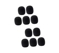 Abaodam 2sets 40mm Foam Mic Cover Microphone Protective Shield Double Layer Sponge Cover for Microphone Mic Filter 10pcs*2