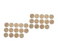 Abaodam 2sets Baby Wooden Growth Cards Set Newborn Milestone Month-by-Month Photo Prop Souvenir 12pcs*2