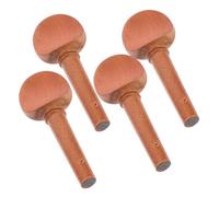 Abaodam 2sets Essential Violin Accessories: Tuning Pegs Wood Fish-eye Craft Smooth Polished 4pcs*2