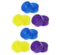 Abaodam 2sets Footswitch Topper for Guitar Pedal Slip-proof Foot Nail Cap Cover 12pcs*2 Random Color