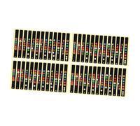 Abaodam 2sets Guitar Fretboard Sticker Decals Fretboard Labels Learning Chords Map Perfect for Guitar Easy Application 10pcs*2