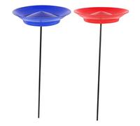 Abaodam 2sets Juggling Hands Spinning Plates Sticks Rotating Plates for Circus Acrobatic Performance Party Supply Kit for Boys and Girls Adults Entertainment Exercise