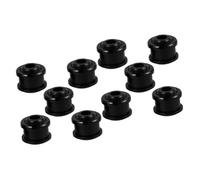 Abaodam 2sets Lightweight Aluminum Chainring Bolts Durable Bike Crank Screws for Easy Fixing Bike Accessories for Sprockets Chainrings 5pcs*2