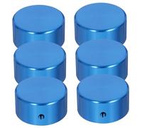 Abaodam 2sets Metal Guitar Effects Pedal Footswitch Toppers Aluminum Protection Caps for Guitar Pedal Buttons Use during Live Performances