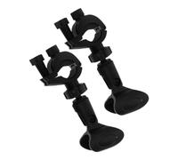 Abaodam 2sets Microphone Clip Holder Angle and Height Sturdy Construction for Enhanced Stability for Live Streaming and Public Speaking