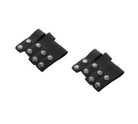 Abaodam 2sets Outdoor Belt Keepers Snap Button Waist Belt Loop Clips Comfortable Retainers and Gear Secure Fastening for Mens Pant Straps 4pcs*2