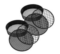 Abaodam 2Sets Plastic Handheld Sifter Pan Science Test Sieves for Sand Play and Experiments for Stem Workshops and Home Learning Activities