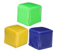 Abaodam 2sets Pocket Dice Educational Learning with Transparent Pockets for DIY Classroom Games for Group Activities Hand Eye Coordination and Intellectual Development 3pcs*2