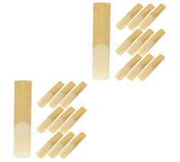 Abaodam 2sets Saxophone Reeds 2.5 Hardness Kit for Tenor Sax Replacement Musical Instrument Parts 10pcs*2