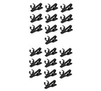Abaodam 2sets Small Mic Clip Microphone Holder for Lapel Stage Mic Accessories 10pcs*2