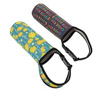 Abaodam 2sets Vacuum Insulated Water Insulation Sleeve Pouch Warmer Bag Cooler Carrier 2pcs*2