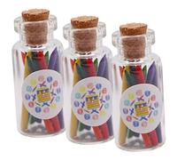 Abaodam 3 Pack Miniature Crayons for Doll House Decor Mini Props Set Miniature Crayons Model Toy