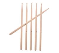 Abaodam 3 Pairs Maple Drumsticks of Durable Wooden Percussion Sticks for Live Performances Practice Versatile for Electronic Drums Jazz Kits More Exceptional Strength Reliability