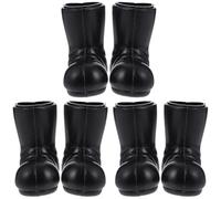 Abaodam 3 Pairs Mini Christmas Boots Decorations Miniature Santa Claus Shoes Figurines Dollhouse Accessories Xmas Mini Shoes Ornaments for Holiday Décor