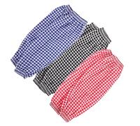 Abaodam 3 Pairs Stain Resistant Check Sleeves washing oversleeves cleaning sleeves covers household sleeves covers crafting arm sleeves to stretch Cotton linen Waterproof Case man