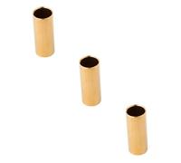 Abaodam 3 Pcs Brass Guitar Slide Metal Slide Guitar Finger Bottleneck Standard for Professional Use