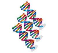 Abaodam 3 Pcs Dna Molecular Model Kit DIY Assembly Double Helix Structure Educational Visual Aid for Biology Students Classroom Science Projects Learning