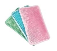 Abaodam 3 Pcs Reusable Gel Ice Packs with Strap for Cold Therapy and Hot Compress, PVC Crystal Gel Material for Legs and Body Parts, Effective Relief and Swelling Reduction