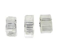 Abaodam 3 Pcs Universal Piano Music Score Fixing Belt with Smooth Edges, White Tpu and Metal Material, Convenient Portable Band for Sheet Music Protection and Page Holding