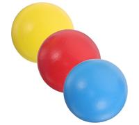 Abaodam 3 Pcs Wooden Croquet Balls Lawn Game Accessories for Family Outdoor Fun Enhancing Hand Eye Coordination and Cognitive Skills with Easy Setup