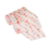 Abaodam 3 Pieces Self- Dog Wrap Set for Paw Protection, Breathable Pet Vet Wrap in Strawberry Pattern, Includes Large, Medium, and Small Sizes for Outdoor Use