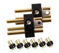 Abaodam 3-pin Xlr Connector Microphone Adapter 8pcs Audio Conversion Head for Professional Sound Equipment Compatible Male/female Microphone Cables for Ktv and Live Performances