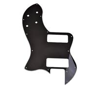 Abaodam 3-Ply Black and White Scratch Plate Tremolo Cover for TL Electric Guitar Suitable for Vintage Style and Deluxe Models