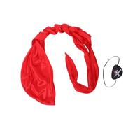Abaodam 3 Set Pirate Party Favor Set with Hat Eye Mask and Head Scarf for Themed Birthday Halloween and Carnival Lightweight Comfortable Colorful Accessories for Role Play and Group Fun
