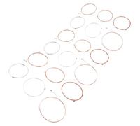 Abaodam 3 Sets Acoustic Guitar Strings Kit Stainless Steel Wire Pure Sound Quality Extended Durability Assorted Colour 6 Strings for Folk Music Classical Music Guitar Accessories