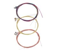 Abaodam 3 Sets Acoustic Guitar Strings Replacement Kit Metal Strings for Folk and Classical Guitar, Assorted Colour, Versatile Use and Reliable Accessories for Musical Instruments