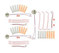 Abaodam 3 Sets DIY Fruit Battery Science Kit with Zinc-Copper Plates for Student Experiment, Fruit Battery Making Supplies Educational for Learning Electricity and Circuits