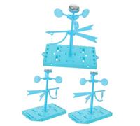 Abaodam 3 Sets DIY Weather Vane Science Kit Stem Physics Education Tool Interactive Wind Indicator for Classroom Preschool and Outdoor Science Experiments