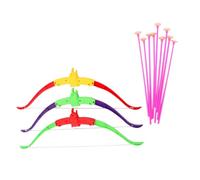Abaodam 3 Sets Eagle Shaped Archery Set Practical Outdoor Playthings Random Color Suction Cup Arrows for Fun Target Practice for Skill Development and Collaboration Random Color