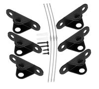 Abaodam 3 Sets Safety Furniture Straps Set Durable Tip Anchors for Bookshelves Cabinets Dressers Childproofing to Prevent Shelf Fall