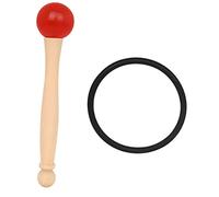 Abaodam 3 Sets Singing Bowl Mallet Handle and Rubber O for Crystal and Tibetan Bowls for Meditation and Sound Sessions Essential Accessories