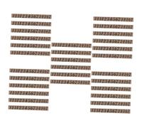 Abaodam 30 Sheets Tongue Drum Scale Stickers for Beginner Practice Tongue Drum Notes Stickers Paper Practical Decals for Learning