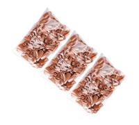 Abaodam 300pcs DIY Fake Nails Nail Art Plastic Practice False with Smooth Surface Easy for Practice Use Coffee Colour for Teaching and Practicing Gel Wrap